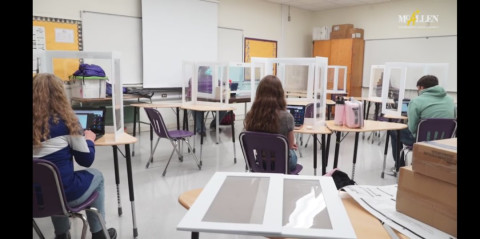 McAllen ISD regresa a clases presenciales pese a pandemia