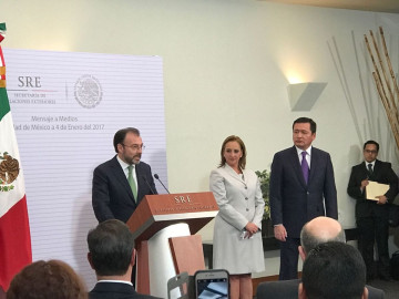 Reconoce Videgaray que no es diplomático y viene a aprender porque 'las amenazas ahí están'