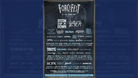 Slayer y System of a Down participarán en el Force Fest 2018 