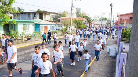 Realizan en Altamira caminata “Convivencia Familiar’’