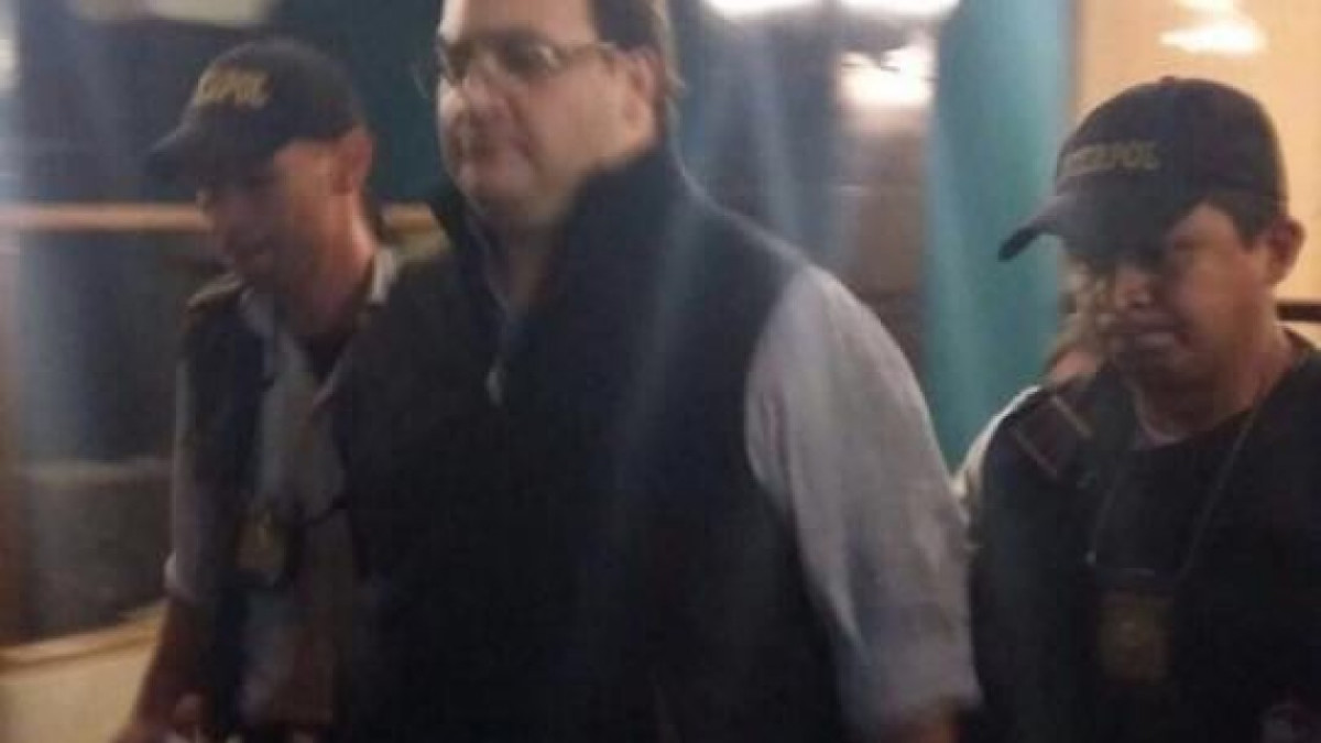 Autoridades guatemaltecas detienen a Javier Duarte