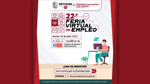 Promueve Alcalde Carlos Peña Ortiz Feria Virtual de Empleo