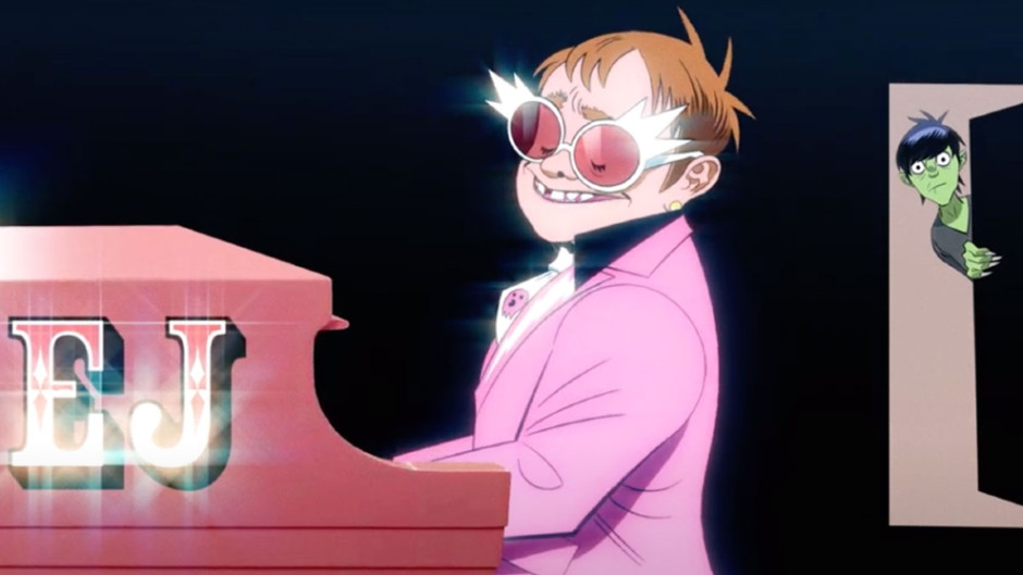 Gorillaz estrena "The Pink Phantom" junto a Elton John y 6LACK