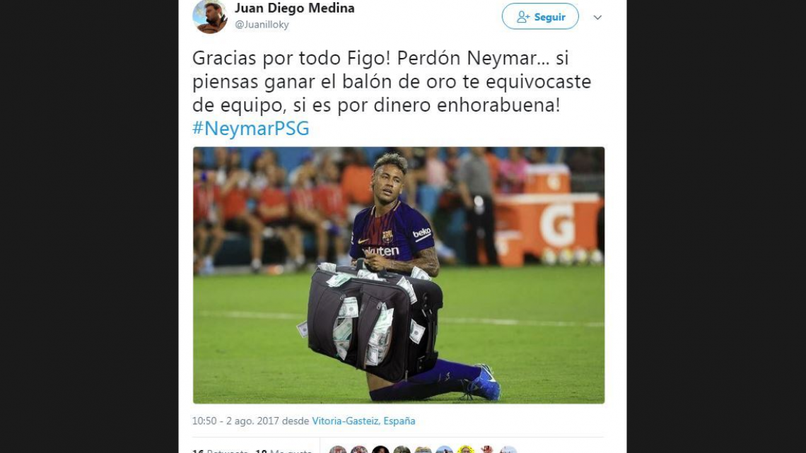 Los mejores memes del adiós de Neymar
