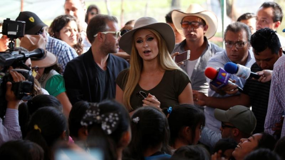 París Hilton realizó donaciones para el sismo en la CDMX