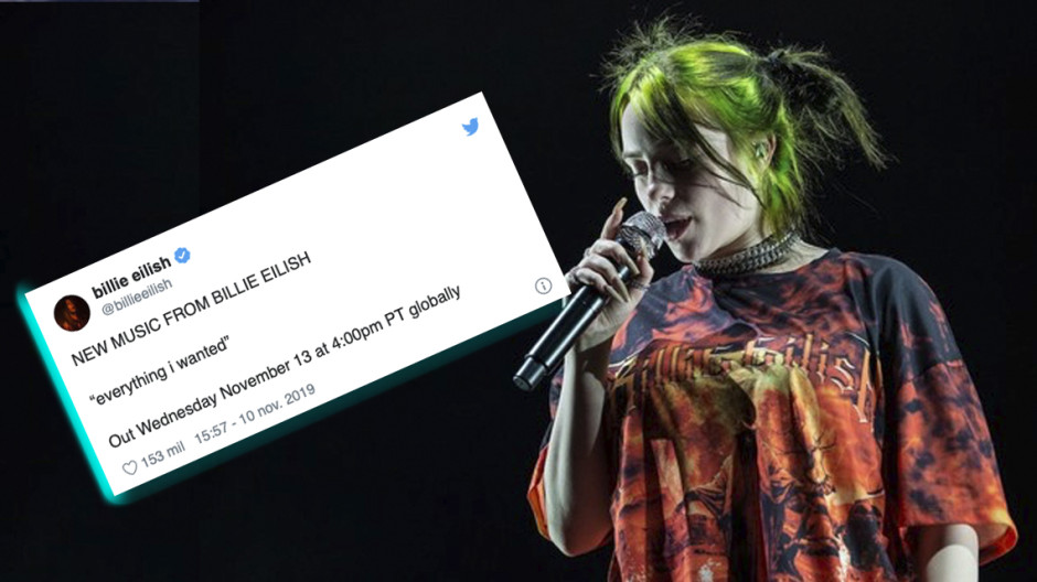 Billie Eilish lanzará 'Everything I Wanted', este miércoles