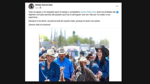 Ante orden de aprehensión, morenistas dan muestras de apoyo a Carlos Peña