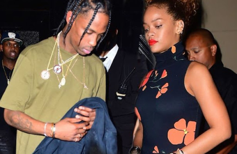 Revelan el famoso “romance secreto” entre Rihanna y Travis Scott