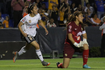 Tigres Femenil aventaja 3-0 al América en la semifinal de ida del Clausura 2018