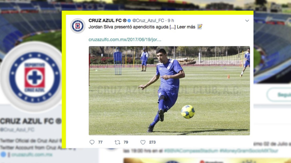 Operan a Jordan Silva de una apendicitis