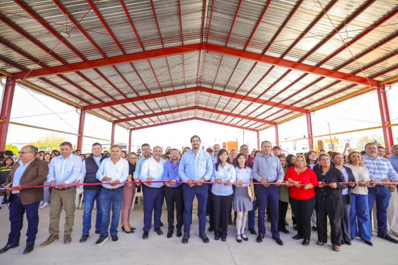 Inauguró Carlos Peña Ortiz Techumbre escolar del COBAT 17 por más de 3.4 MDP 