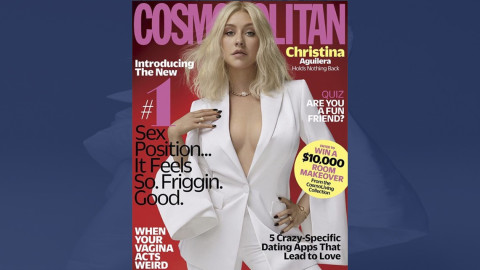Christina Aguilera en Cosmopolitan 