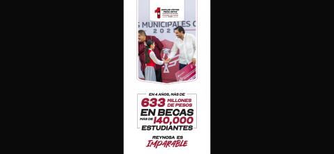 Con Becas Municipales por más de 633 MDP Reynosa es Imparable en educación
