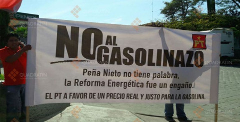 Convoca CNTE a través de Facebook a protestar contra el 'gasolinazo'