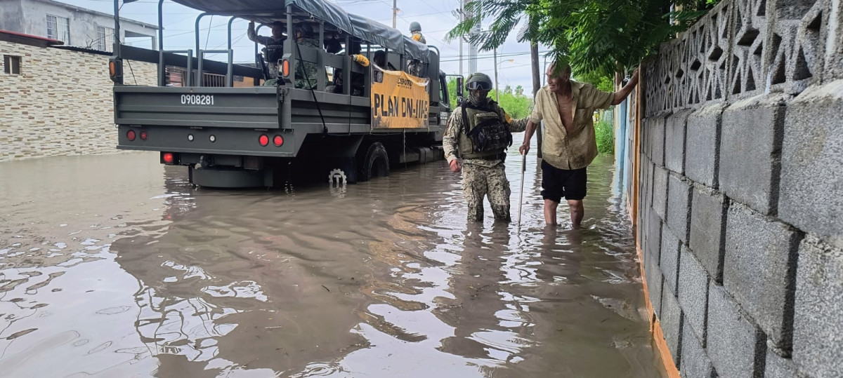 Por tormenta “Francine” suspenden clases 3 municipios y aplican Plan DN III