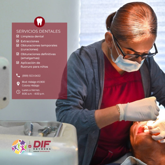 Atiende DIF Reynosa a familias con servicios dentales gratuitos