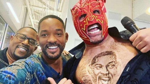 Will Smith presume foto con 'Escorpión Dorado'