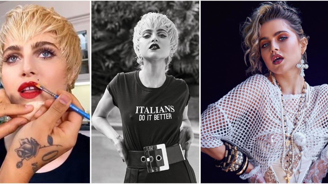 Anne Winters sorprende con su transformación de Madonna 