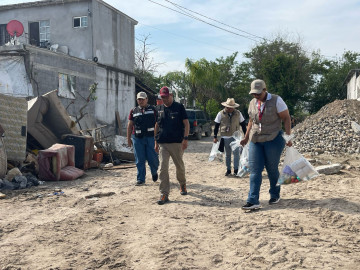 Inicia censo del Gobierno Federal en 37 colonias afectadas por inundaciones en Reynosa 