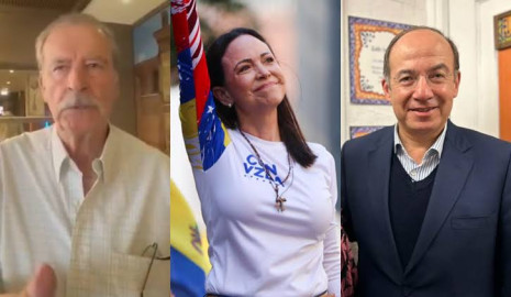 Vicente Fox y Felipe Calderón condenan “atentado criminal” contra María Corina Machado