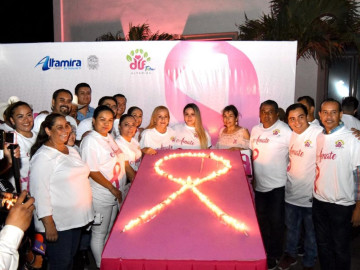 Gobierno Municipal y DIF Altamira se suman a la lucha contra el cáncer de mama