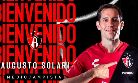 Augusto Solari nuevo refuerzo de Atlas
