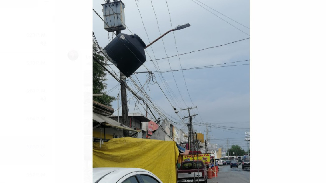 Tormenta provoca caos en la ciudad 