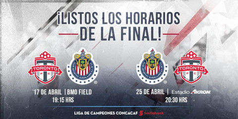 Listos los horarios de la final de Concachampions