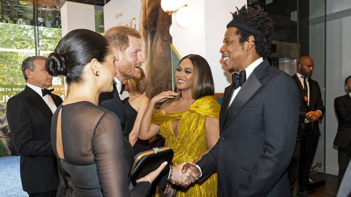 El encuentro de los duques de Sussex con Beyoncé y Jay-Z