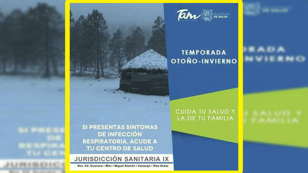 Emite Jurisdicción Sanitaria recomendaciones para esta temporada otoño-invierno