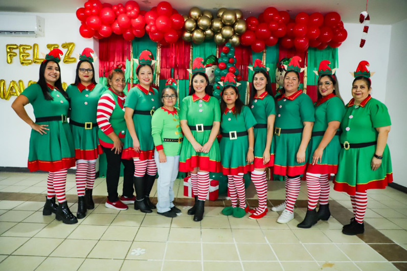 Disfrutan familias Festival Navideño Reynosa en Guardería 3