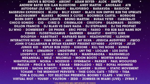 Aquí el cartel del Electric Daisy Carnival México 2018