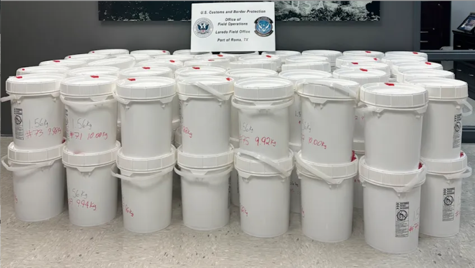 CBP decomisa más de 13 millones de dólares en metanfetamina en Roma, Texas