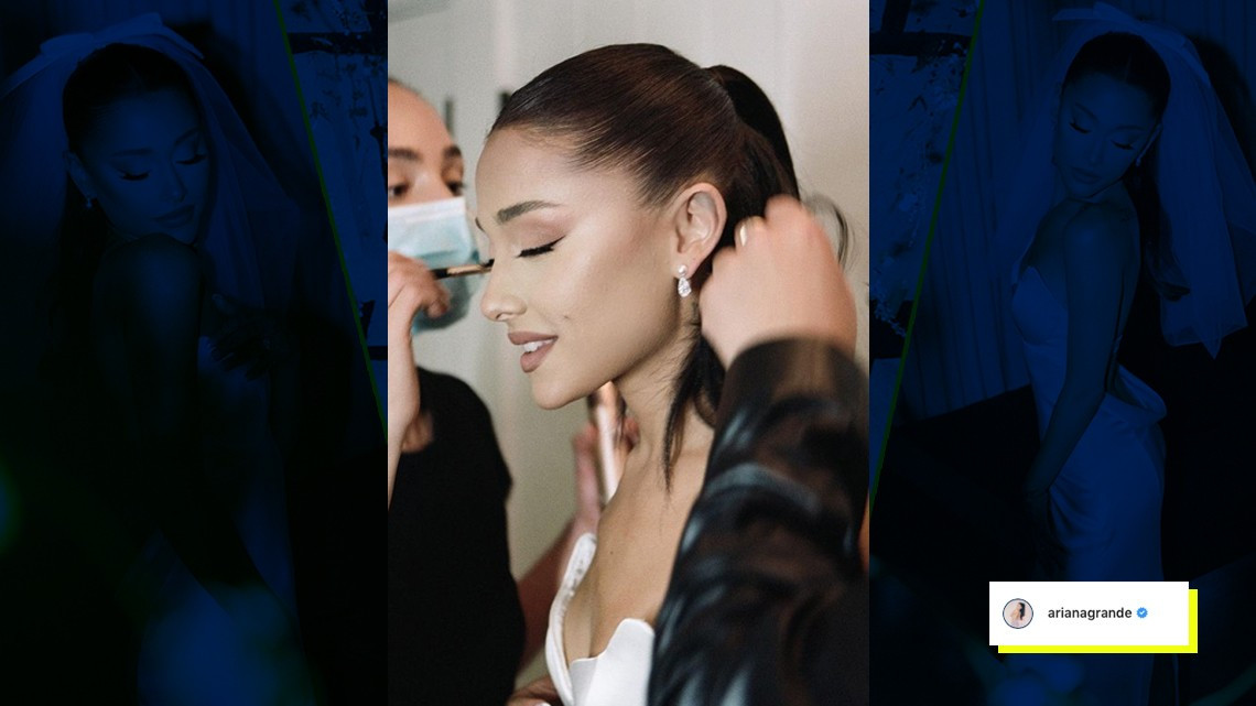 Ariana Grande comparte las primeras instantáneas de su boda