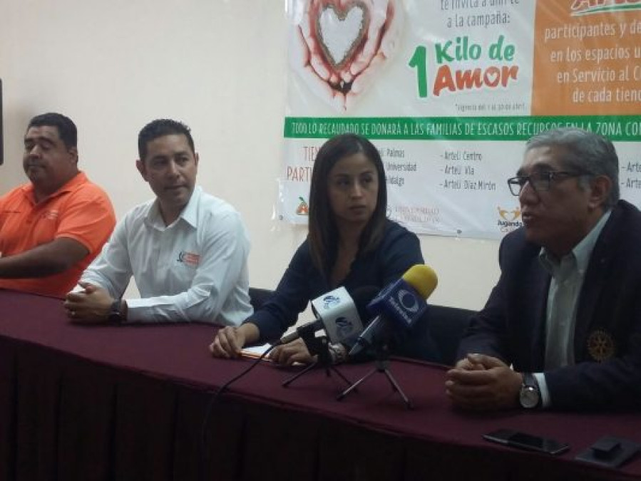 Darán inicio a campaña “Un kilo de amor”