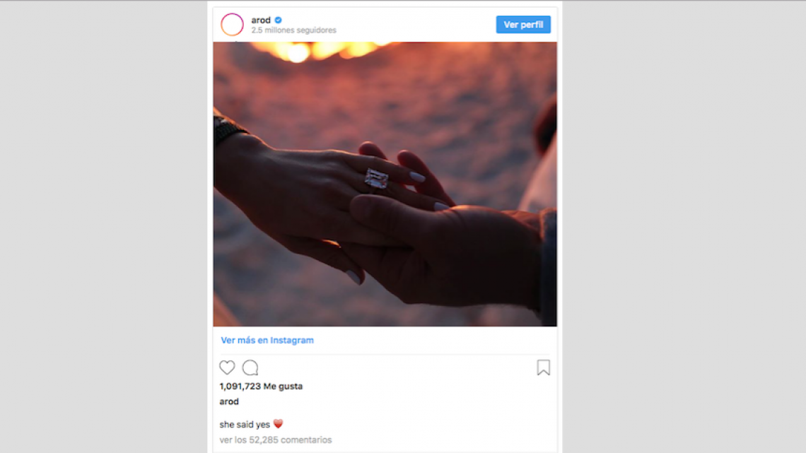 J-Lo y A-Rod se comprometieron