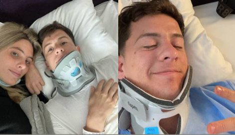 Guaynna sufre accidente automovilístico