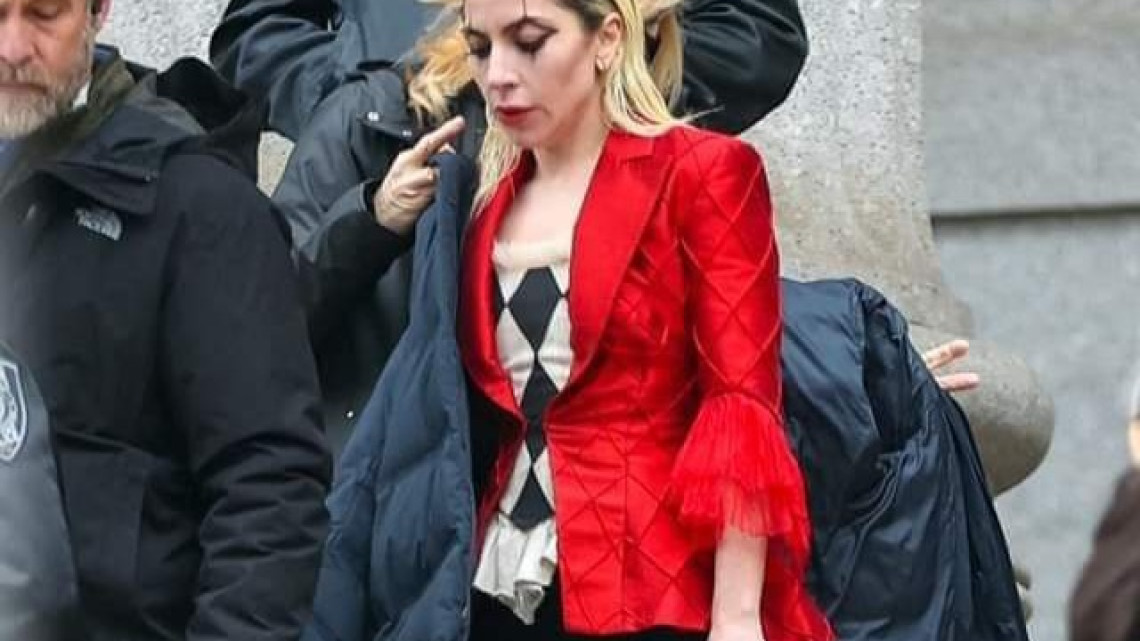  Primer vistazo a Lady Gaga como Harley Quinn