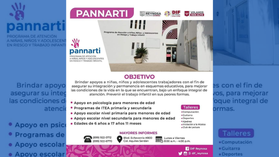 Ofrece PANNARTI apoyo a familias 