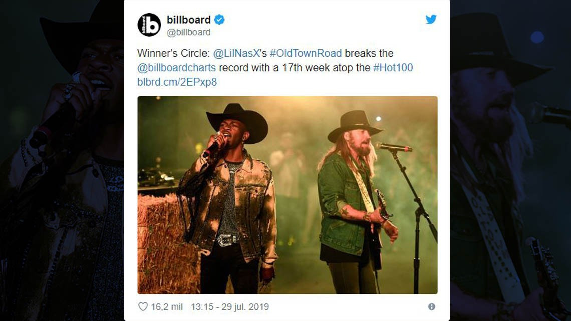 ‘Old Town Road’ supera el récord de ‘Despacito’ en lista de Billboard