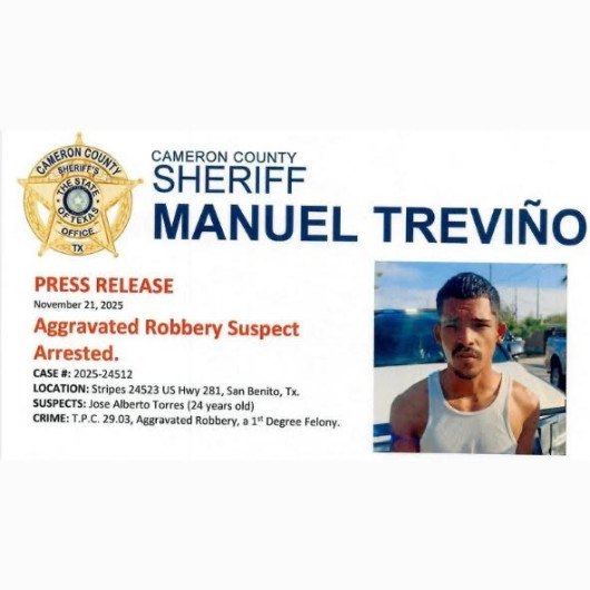 Cae sospechoso de dos asaltos consecutivos en el Valle de Texas 