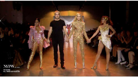 ¡"Ábranse, perras"! Gloria Trevi invitada especial en el desfile del Fashion Week