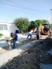 Finalizó COMAPA rehabilitación de drenaje sanitario en la colonia El Olmo
