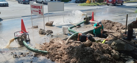 Solucionó COMAPA fugas de agua potable en Fuentes Coloniales y Aztlán