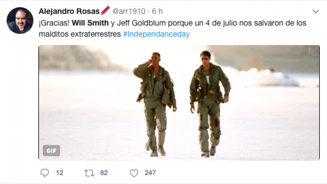 Will Smith es tendencia en twitter el día de la independencia