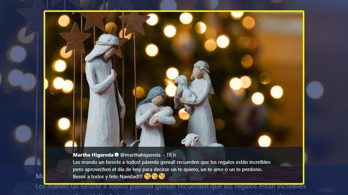 Así reciben las celebridades navidad