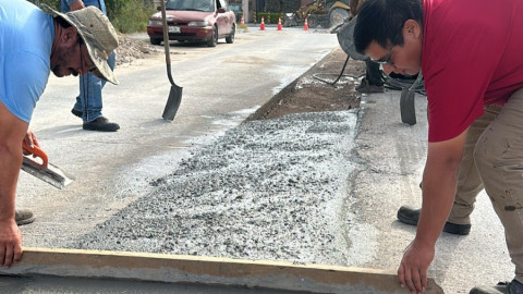 Concluyó COMAPA rehabilitación de drenaje sanitario en la colonia 5 de diciembre