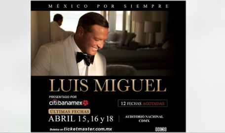 Luis Miguel abre tres nuevas fechas