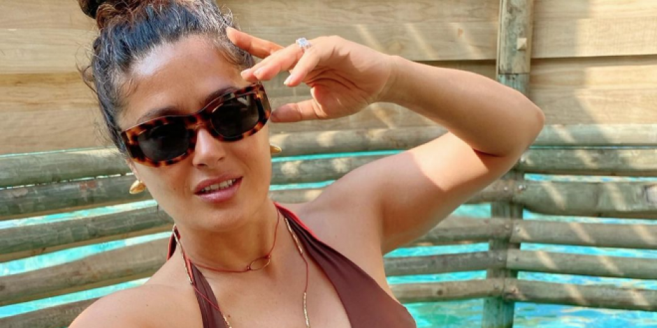 Salma Hayek sorprende con su primera publicación del año