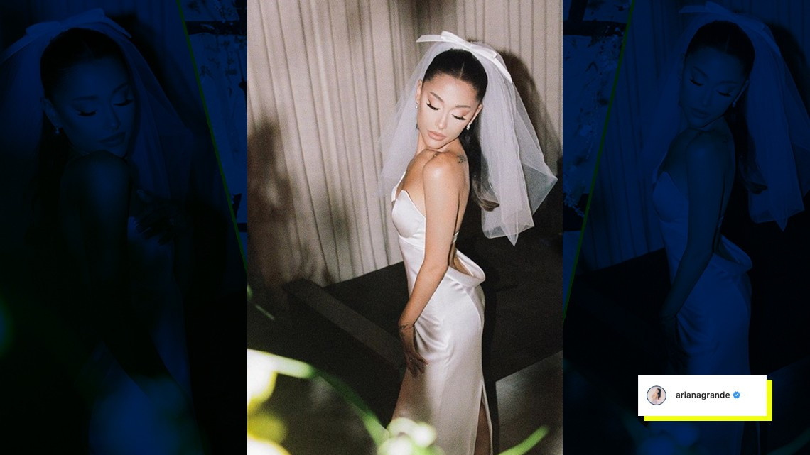 Ariana Grande comparte las primeras instantáneas de su boda